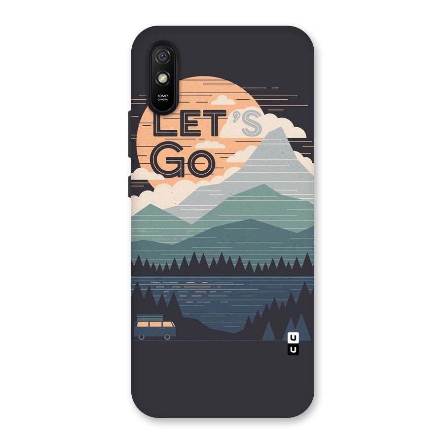 Abstract Travel Back Case for Redmi 9i