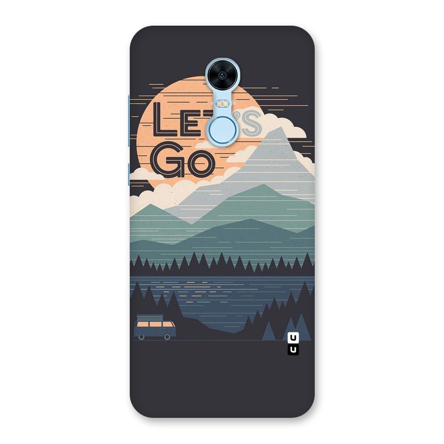 Abstract Travel Back Case for Redmi Note 5