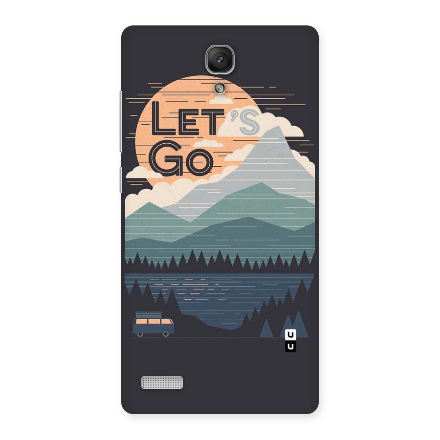 Abstract Travel Back Case for Redmi Note Prime