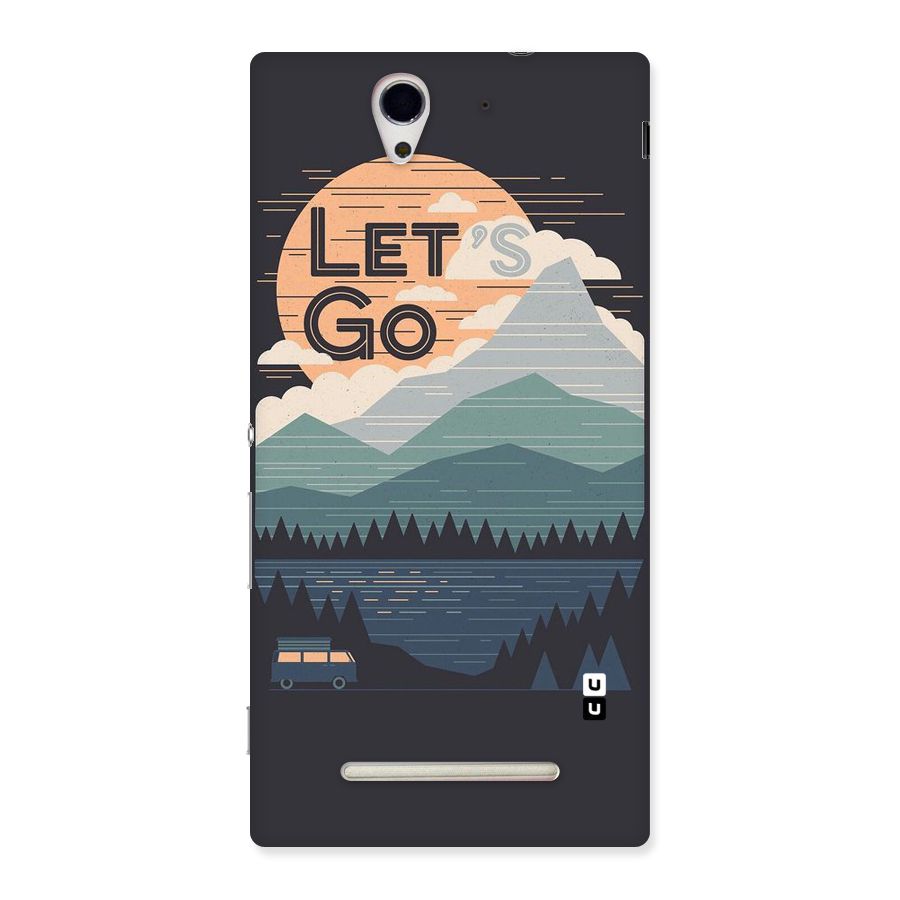 Abstract Travel Back Case for Sony Xperia C3