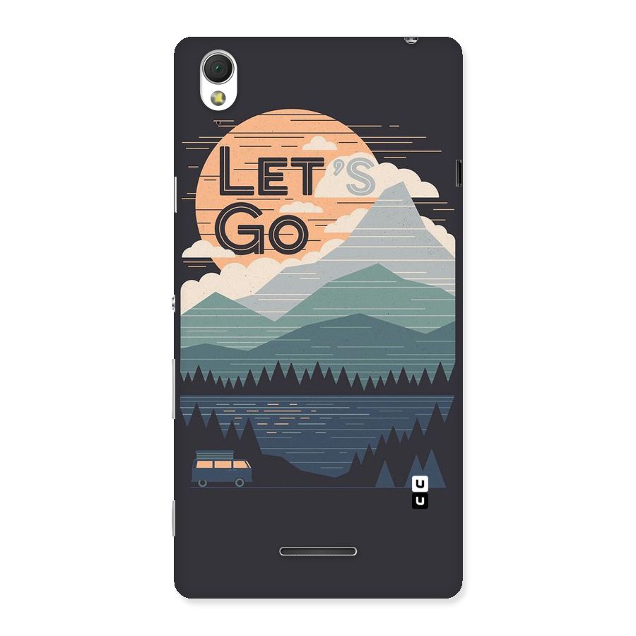 Abstract Travel Back Case for Sony Xperia T3
