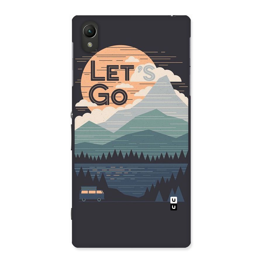 Abstract Travel Back Case for Sony Xperia Z1
