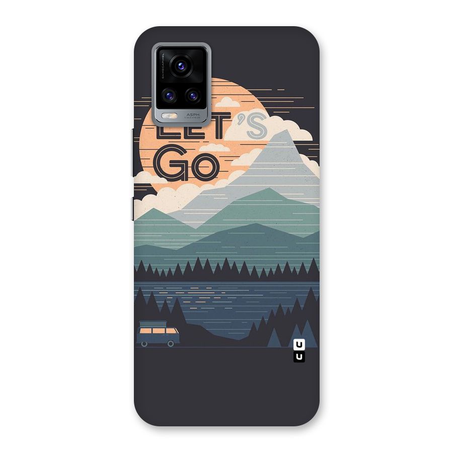Abstract Travel Back Case for Vivo V20