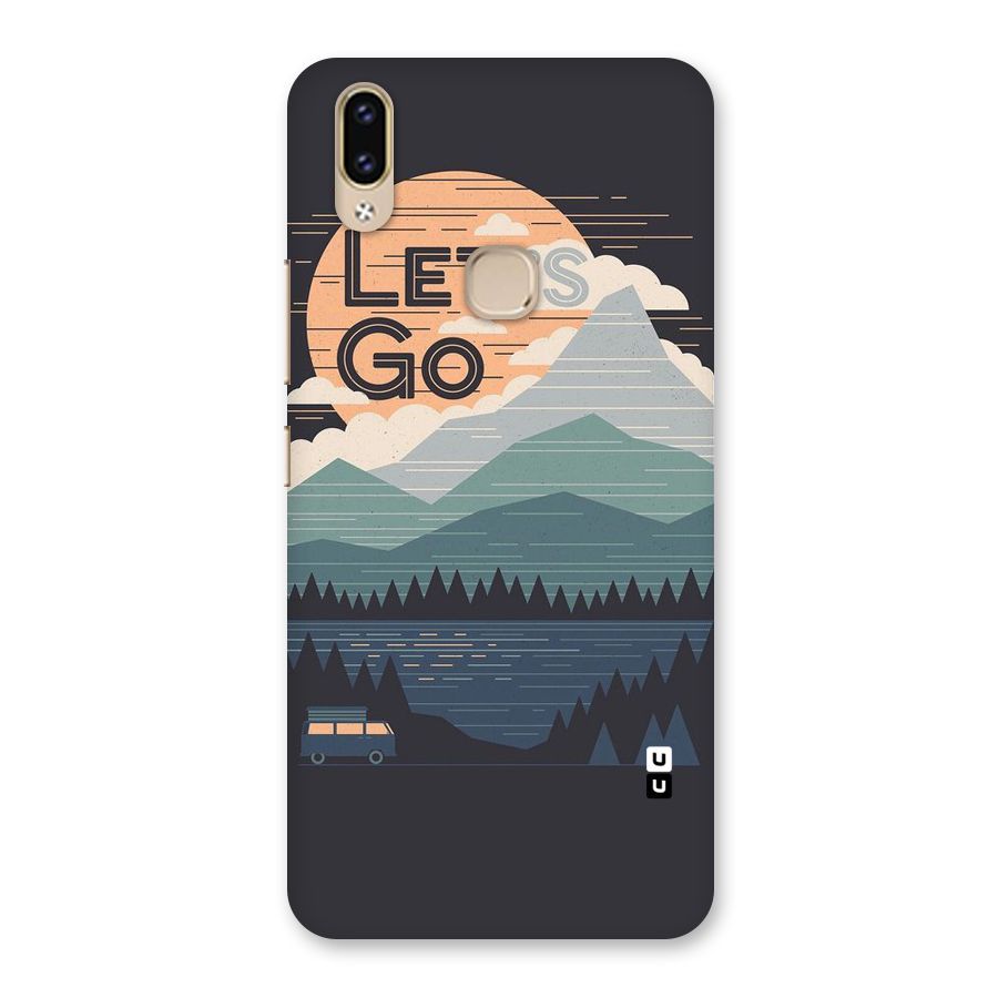 Abstract Travel Back Case for Vivo V9 Youth