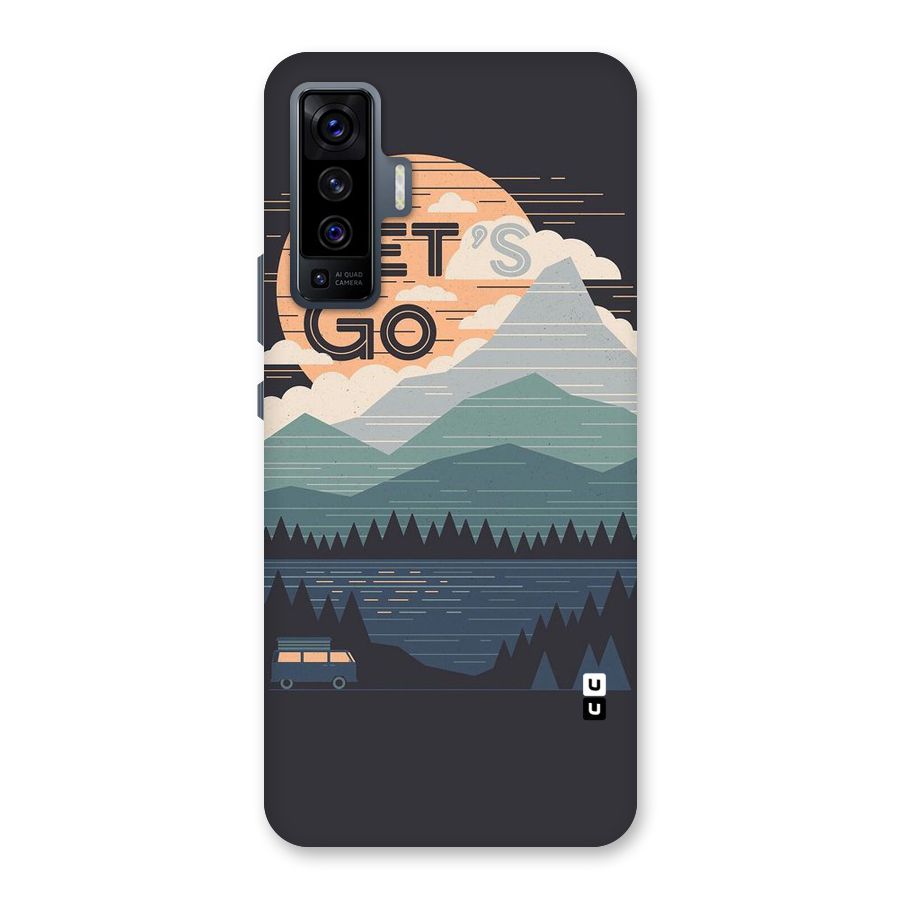 Abstract Travel Back Case for Vivo X50