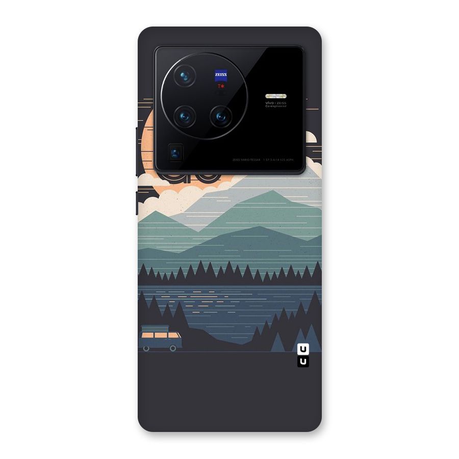Abstract Travel Back Case for Vivo X80 Pro