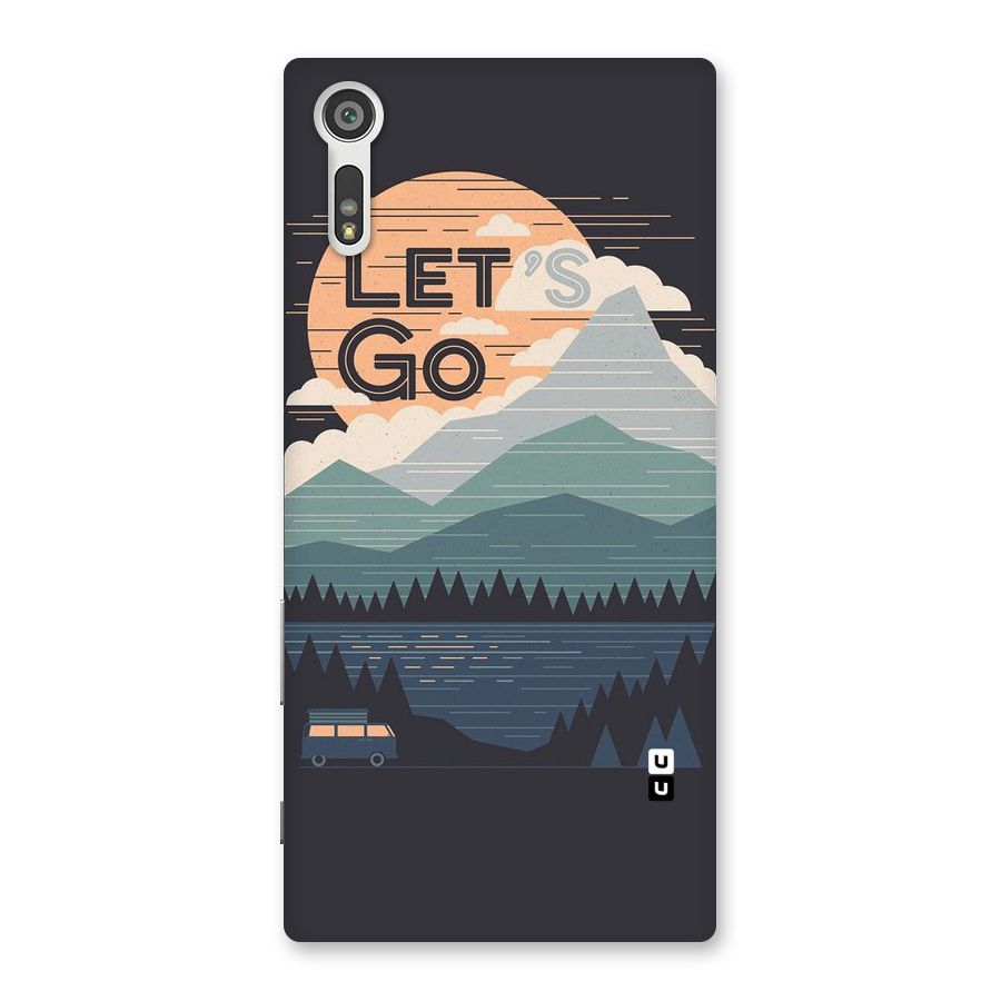 Abstract Travel Back Case for Xperia XZ