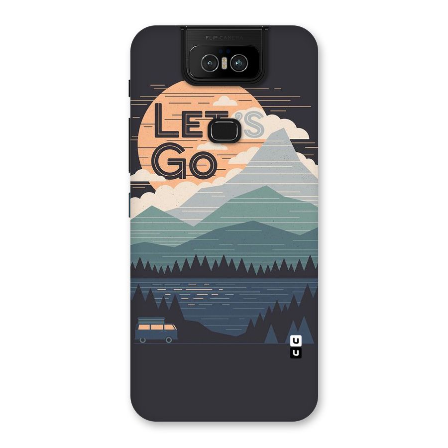 Abstract Travel Back Case for Zenfone 6z