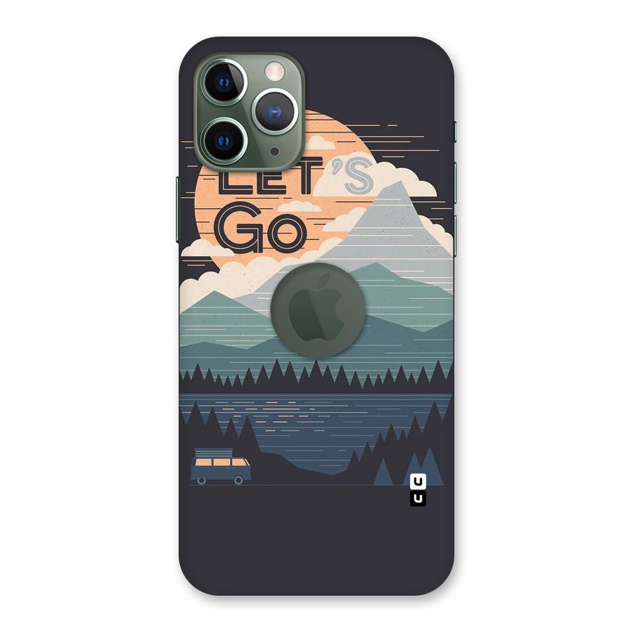 Abstract Travel Back Case for iPhone 11 Pro Logo  Cut