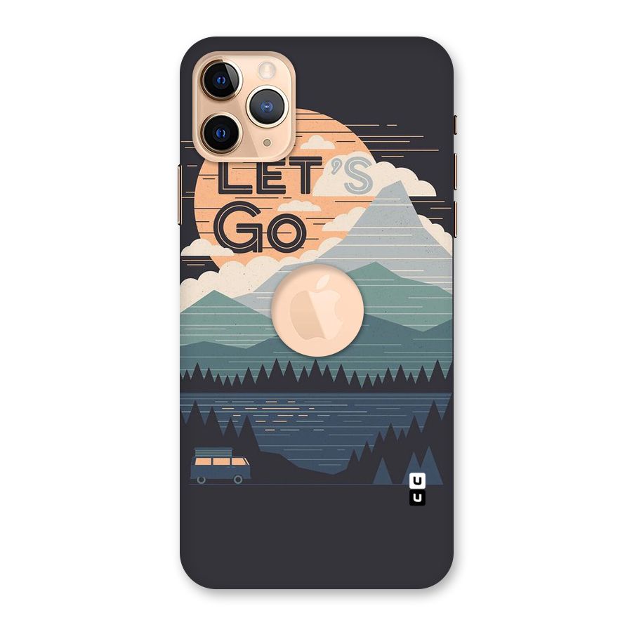 Abstract Travel Back Case for iPhone 11 Pro Max Logo Cut