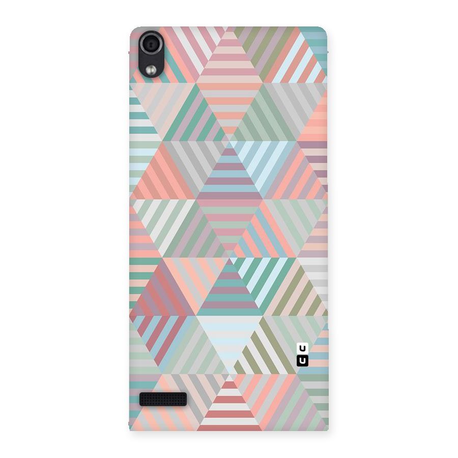 Abstract Triangle Lines Back Case for Ascend P6