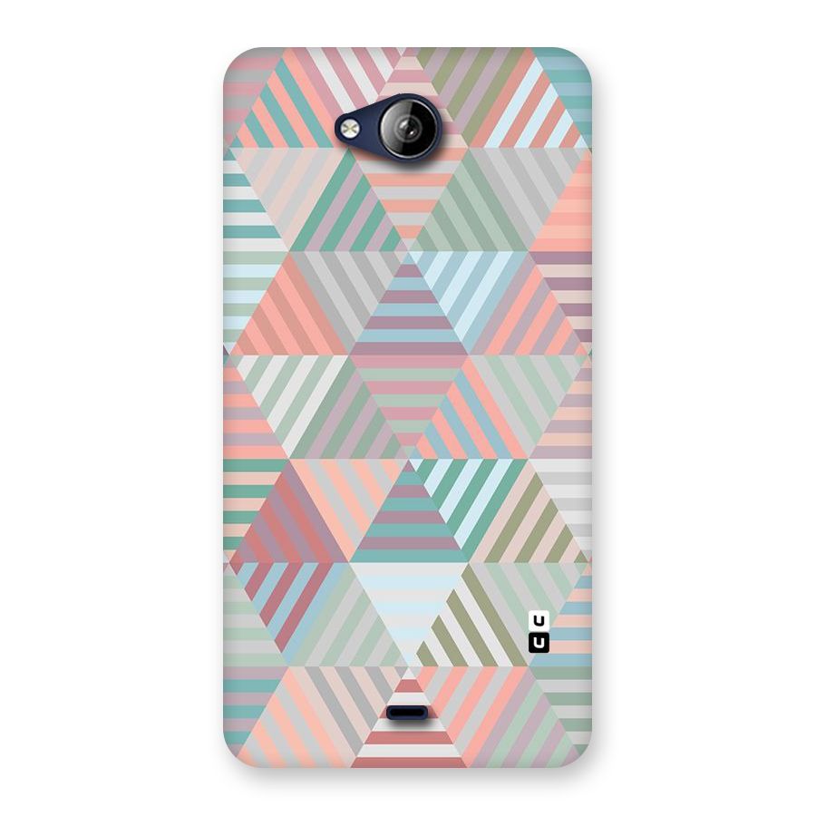 Abstract Triangle Lines Back Case for Canvas Play Q355