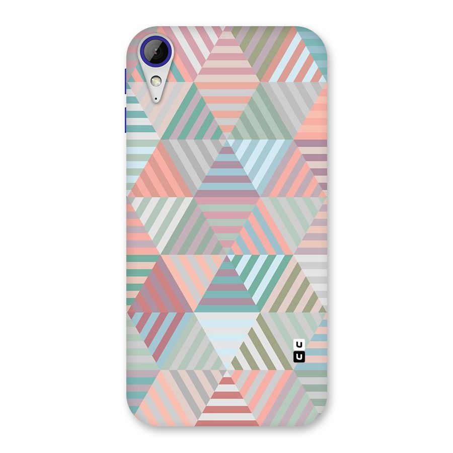 Abstract Triangle Lines Back Case for Desire 830