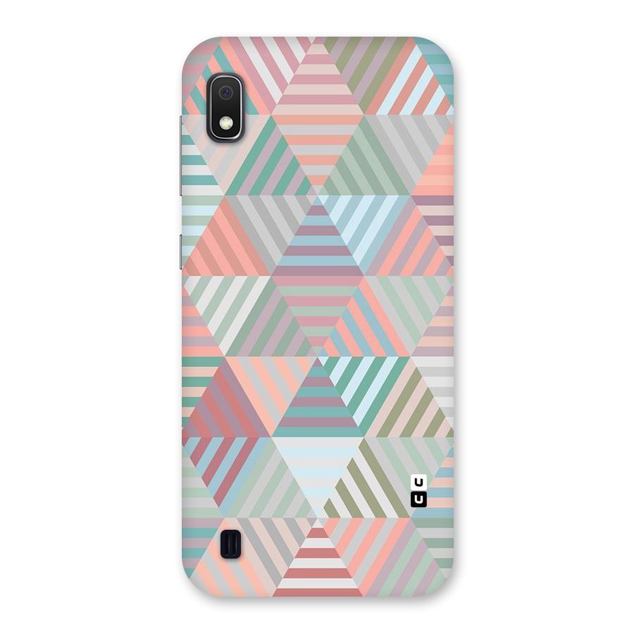 Abstract Triangle Lines Back Case for Galaxy A10