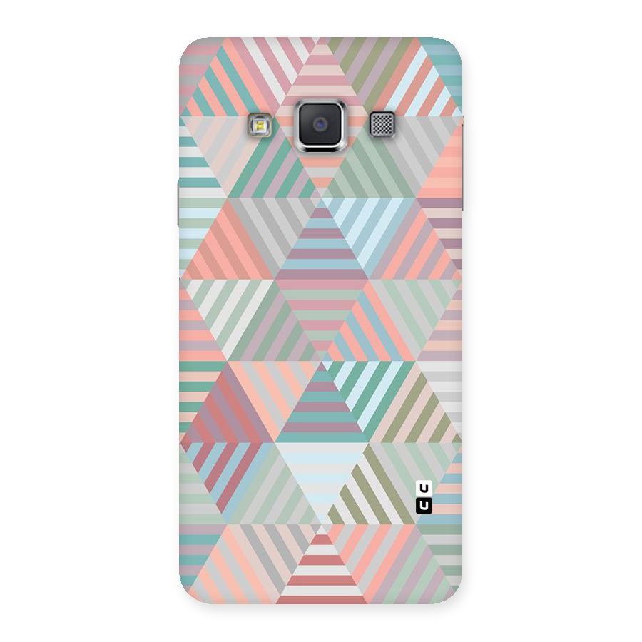 Abstract Triangle Lines Back Case for Galaxy A3