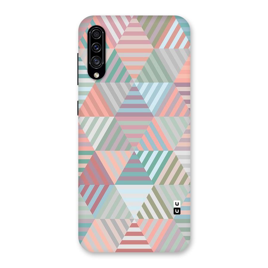 Abstract Triangle Lines Back Case for Galaxy A30s