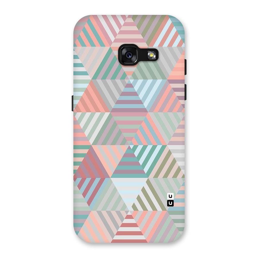 Abstract Triangle Lines Back Case for Galaxy A3 (2017)