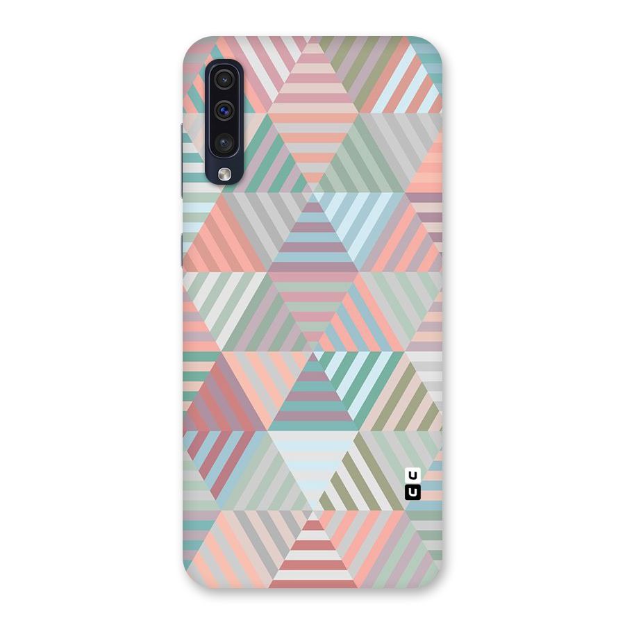 Abstract Triangle Lines Back Case for Galaxy A50s