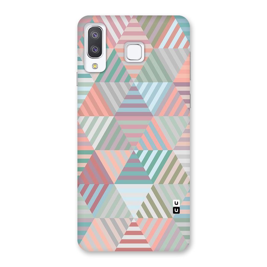 Abstract Triangle Lines Back Case for Galaxy A8 Star