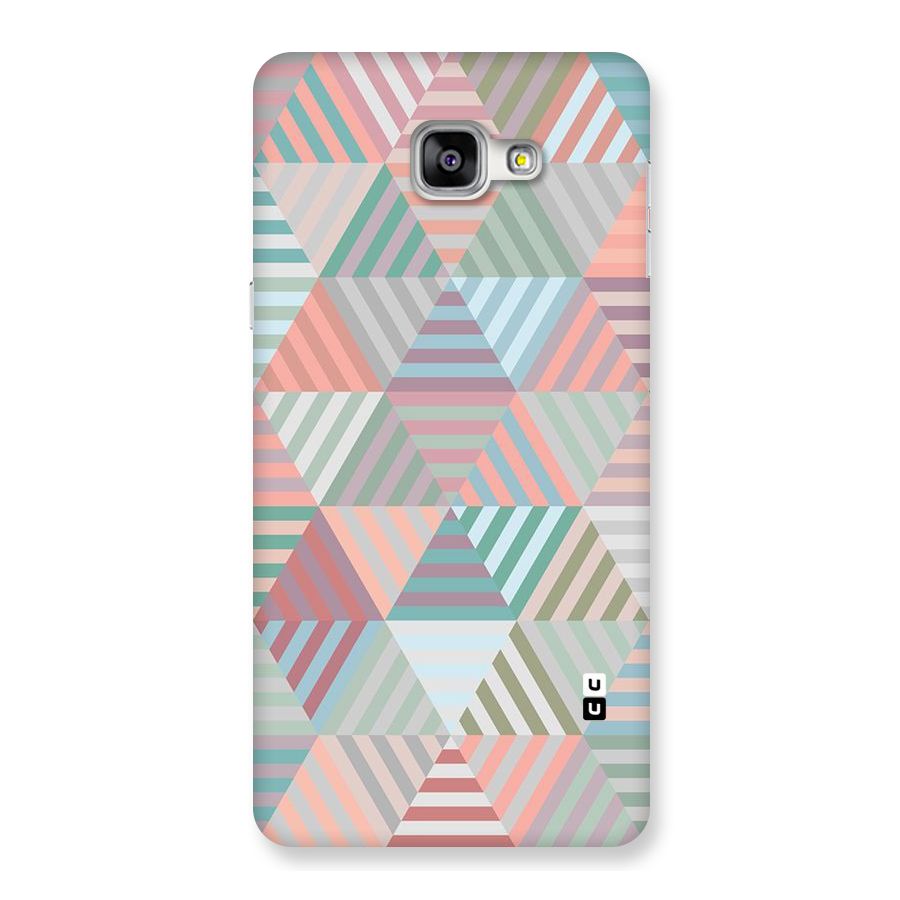 Abstract Triangle Lines Back Case for Galaxy A9
