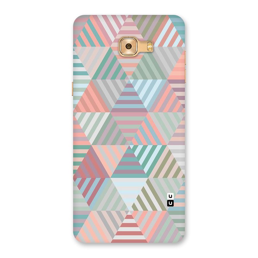Abstract Triangle Lines Back Case for Galaxy C9 Pro