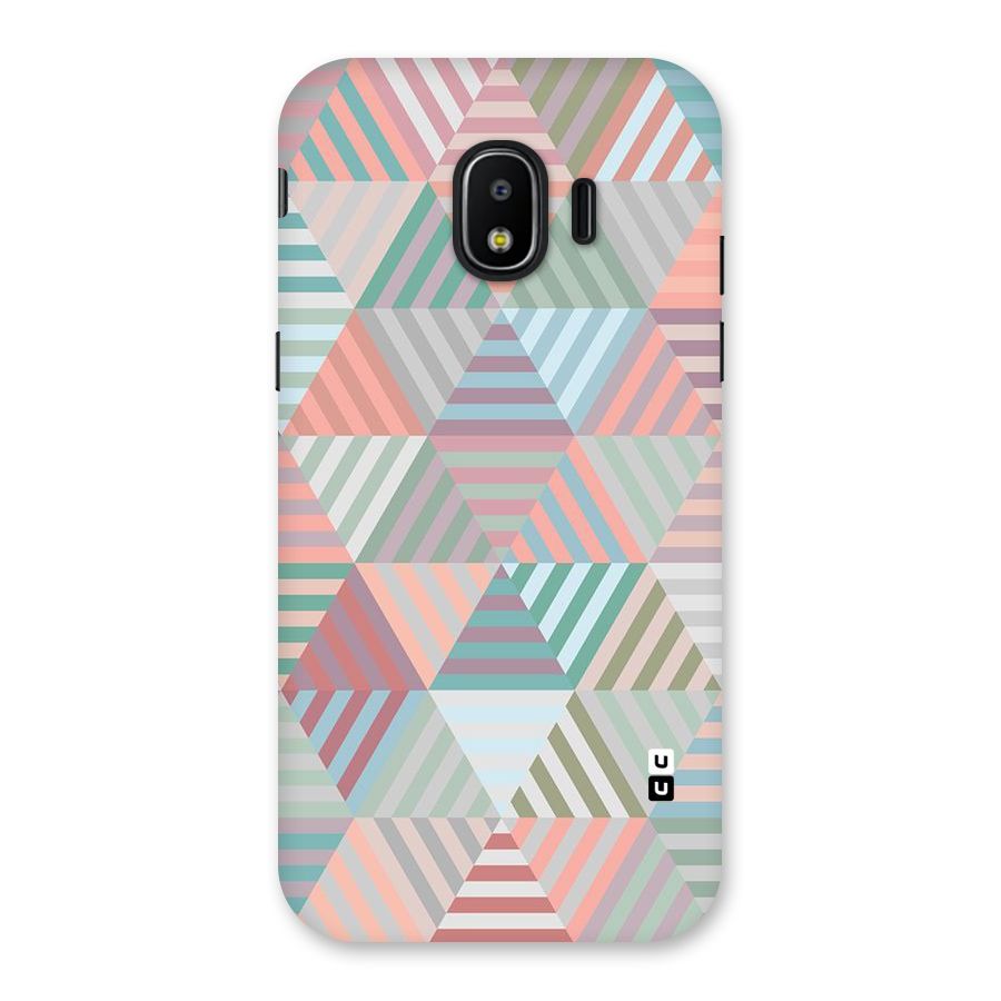 Abstract Triangle Lines Back Case for Galaxy J2 Pro 2018