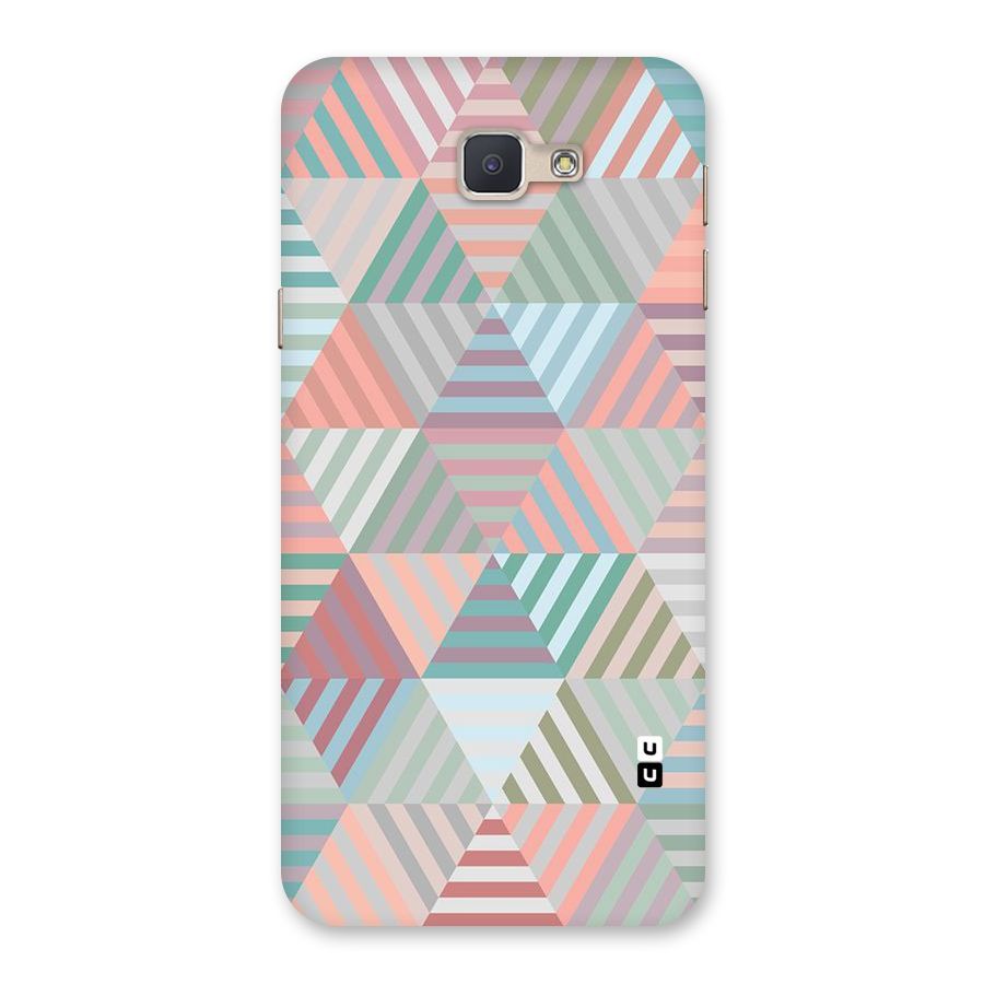 Abstract Triangle Lines Back Case for Galaxy J5 Prime