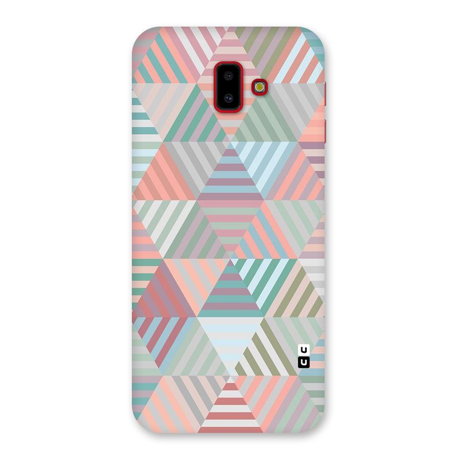 Abstract Triangle Lines Back Case for Galaxy J6 Plus