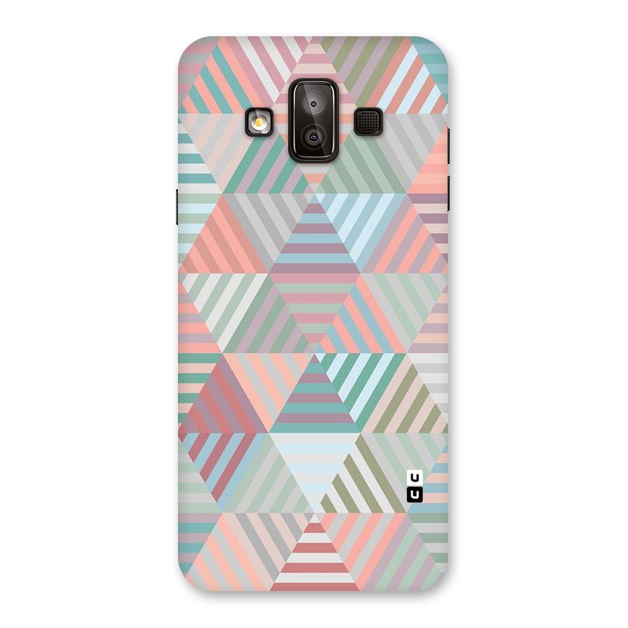 Abstract Triangle Lines Back Case for Galaxy J7 Duo