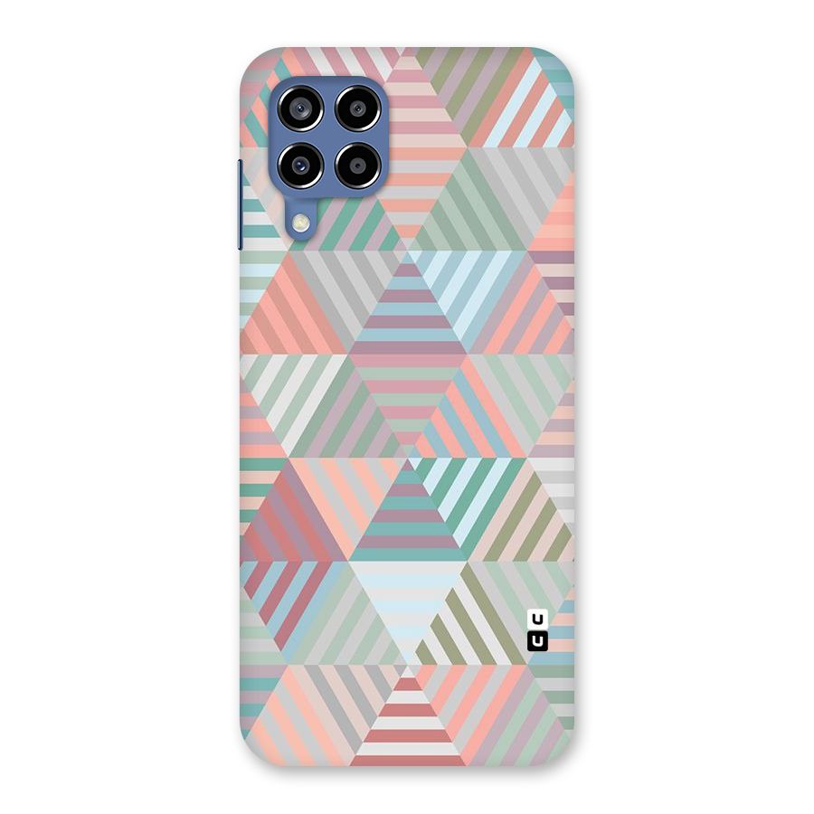 Abstract Triangle Lines Back Case for Galaxy M53 5G