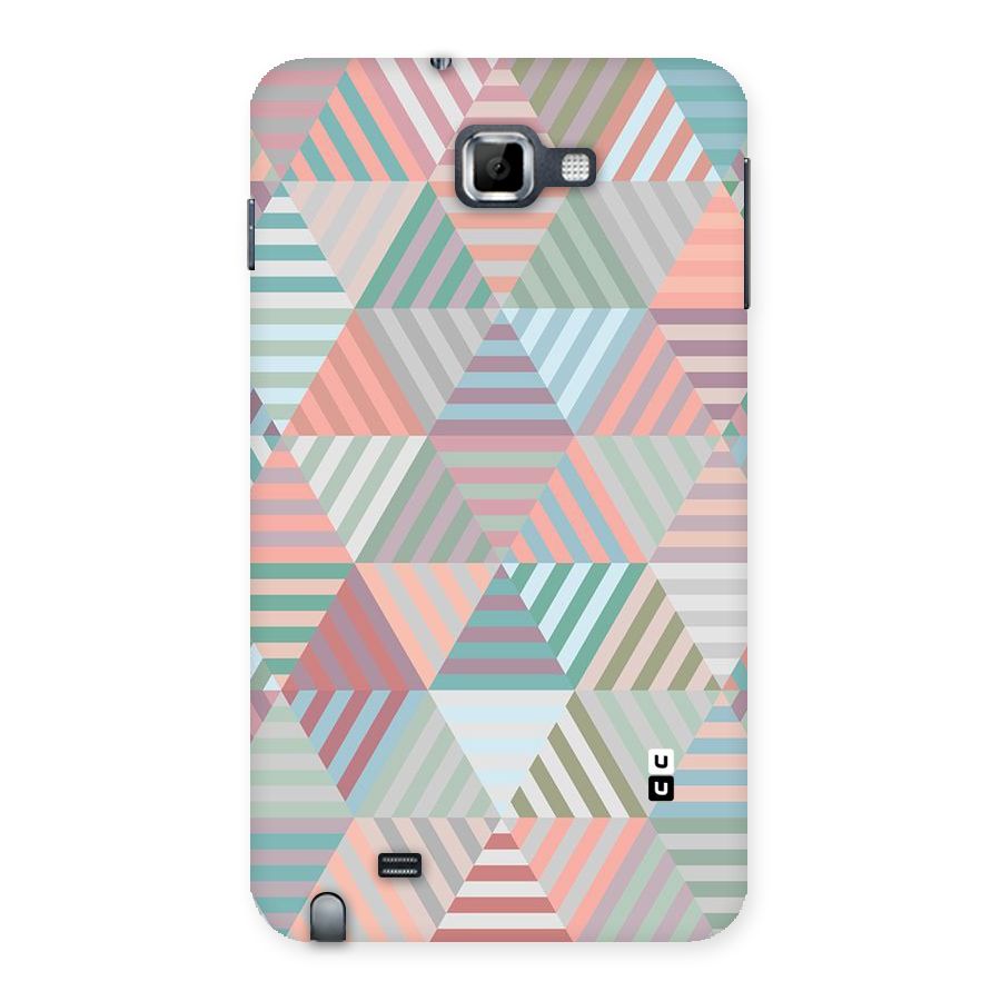 Abstract Triangle Lines Back Case for Galaxy Note