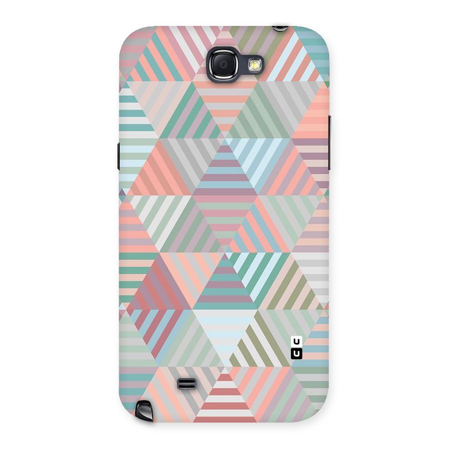 Abstract Triangle Lines Back Case for Galaxy Note 2