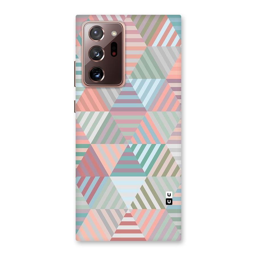 Abstract Triangle Lines Back Case for Galaxy Note 20 Ultra