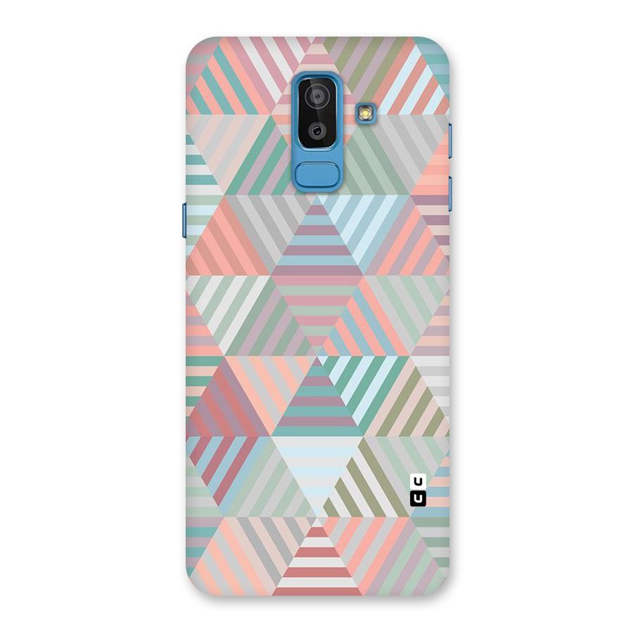 Abstract Triangle Lines Back Case for Galaxy On8 (2018)