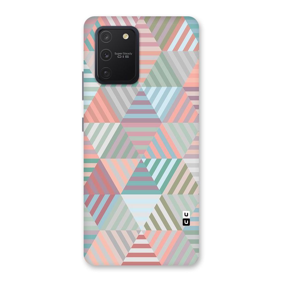 Abstract Triangle Lines Back Case for Galaxy S10 Lite