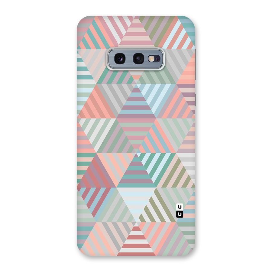 Abstract Triangle Lines Back Case for Galaxy S10e