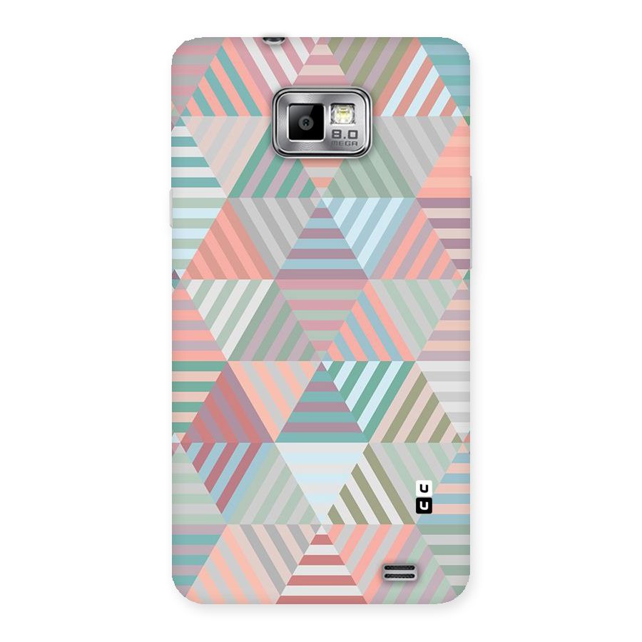 Abstract Triangle Lines Back Case for Galaxy S2