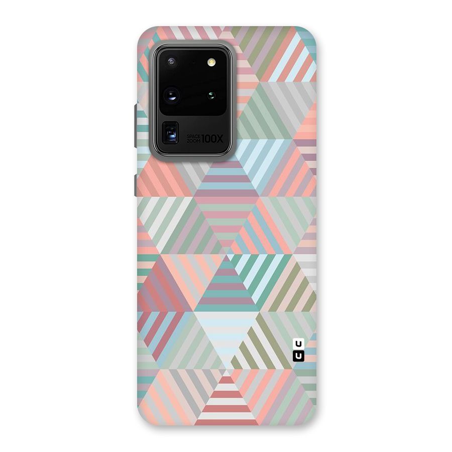 Abstract Triangle Lines Back Case for Galaxy S20 Ultra