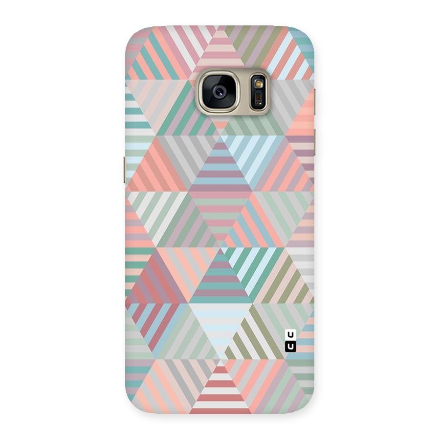 Abstract Triangle Lines Back Case for Galaxy S7