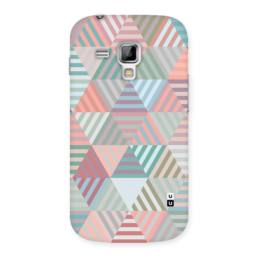 Abstract Triangle Lines Back Case for Galaxy S Duos