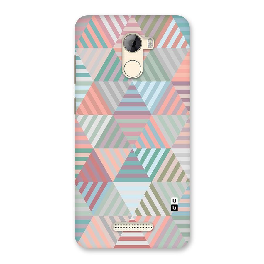 Abstract Triangle Lines Back Case for Gionee A1 LIte