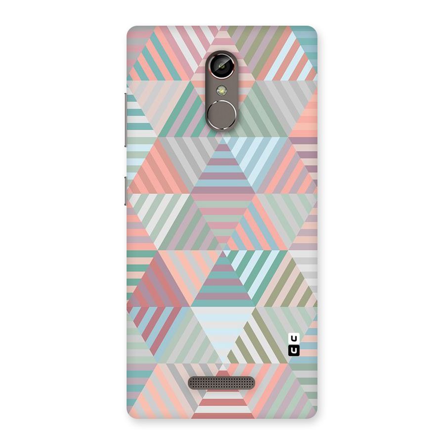 Abstract Triangle Lines Back Case for Gionee S6s