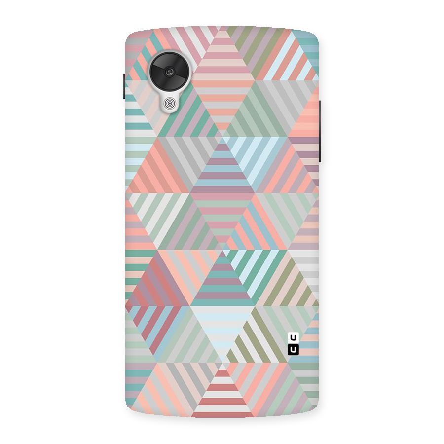 Abstract Triangle Lines Back Case for Google Nexsus 5