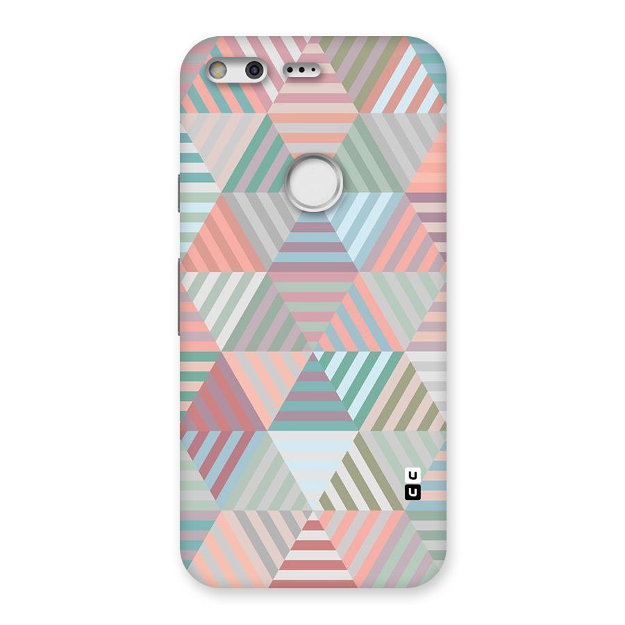 Abstract Triangle Lines Back Case for Google Pixel