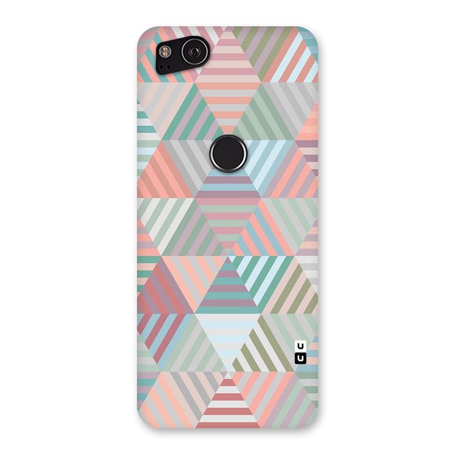 Abstract Triangle Lines Back Case for Google Pixel 2