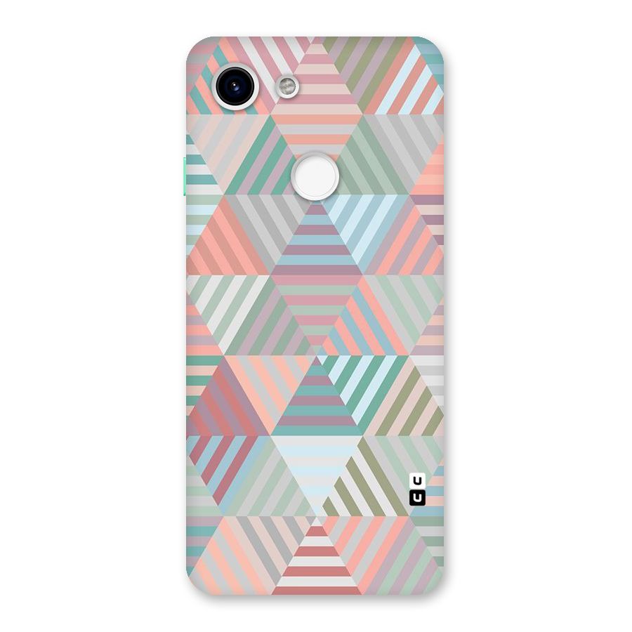 Abstract Triangle Lines Back Case for Google Pixel 3