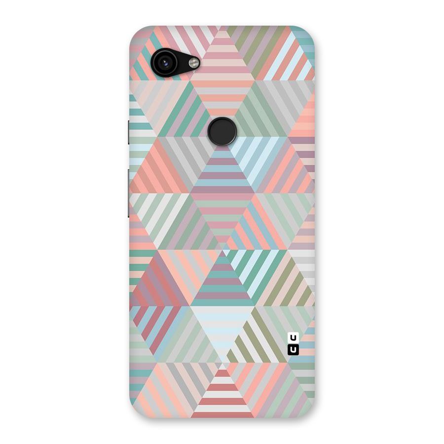 Abstract Triangle Lines Back Case for Google Pixel 3a XL