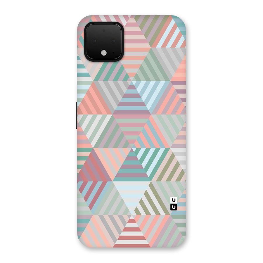 Abstract Triangle Lines Back Case for Google Pixel 4 XL