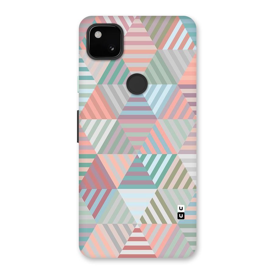 Abstract Triangle Lines Back Case for Google Pixel 4a
