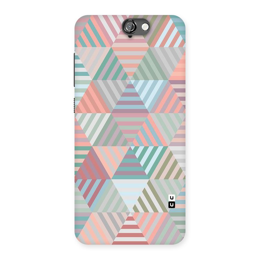 Abstract Triangle Lines Back Case for HTC One A9